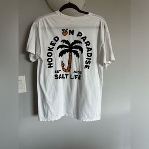 Salt Life Men's Hooked on Paradise Tshirt Medium